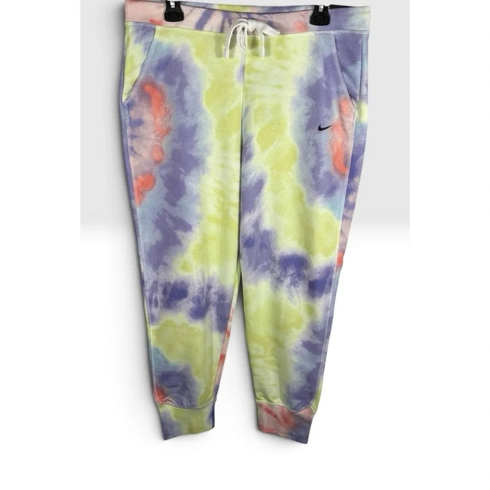 Nike Womens Dri-Fit Get Fit Tie-Dye Gym Training Pants Pastel Sz Medium NWT 2183
